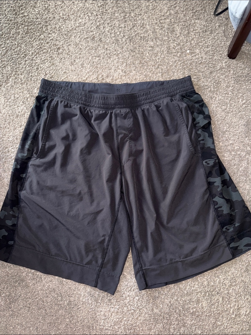 Lululemon Athletic Shorts with Camouflage Side Panels